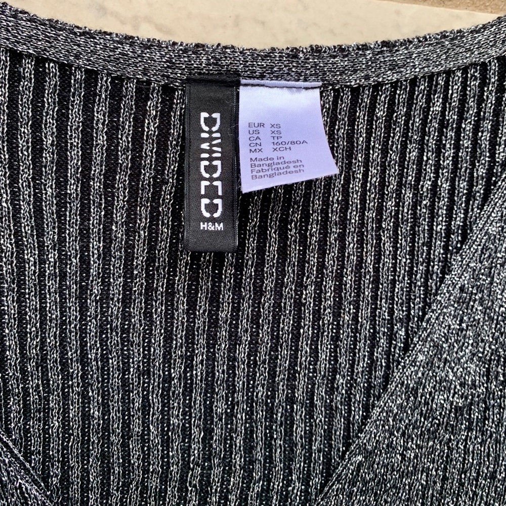 Divided by H&M Ribbed Sparkly Ribbed Top - Picture 6 of 7